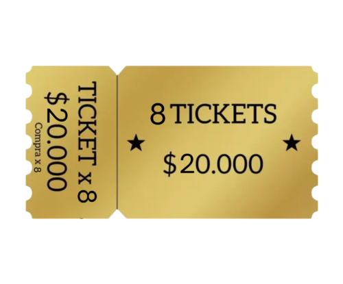 EL MAS MASIVO - Ticket x 8